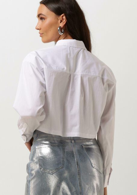 Witte CO'COUTURE  COTTON CRISP CROPPED SHIRT - large