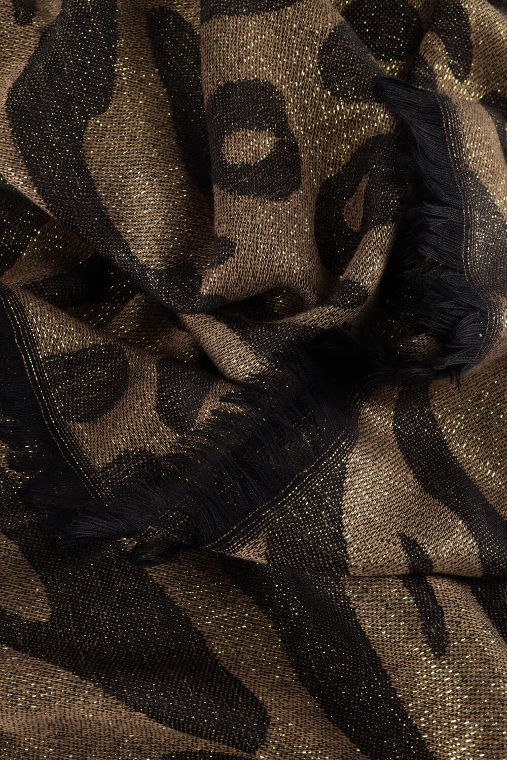 Bruine LIU JO Sjaal ANIMALIER SCARF - large