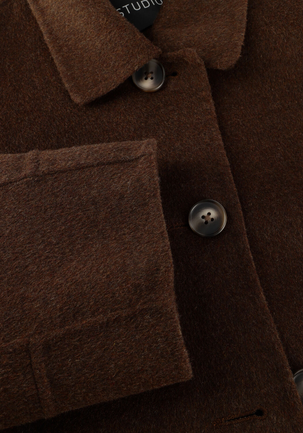 STUDIO AR Manteau Teddy NICOLINA en marron - large
