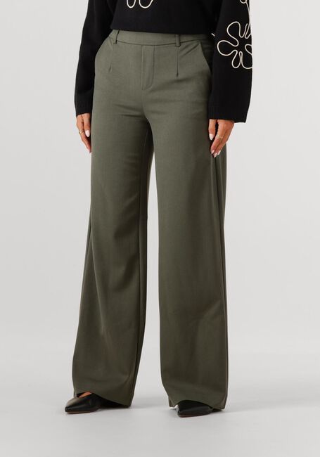 OBJECT Pantalon OBJLISA WIDE PANT Vert foncé - large