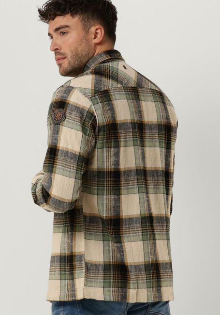 PME LEGEND Chemise décontracté LONG SLEEVE SHIRT COTTON YARN DYED CHECK en vert - large