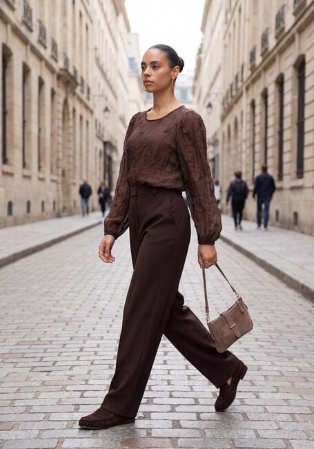 MSCH COPENHAGEN Haut MSCHCAROLINA TOP en marron - large