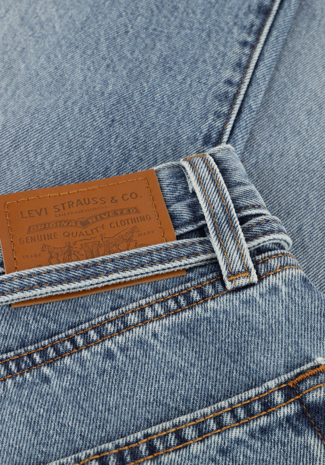 LEVI'S Wide jeans XL STRAIGHT THANKS FRIEND Bleu clair - large