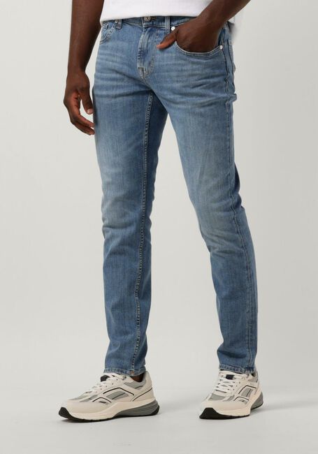 7 FOR ALL MANKIND Slim fit jeans SLIMMY TAPERED STRETCH TEK PUZZLE Bleu clair - large