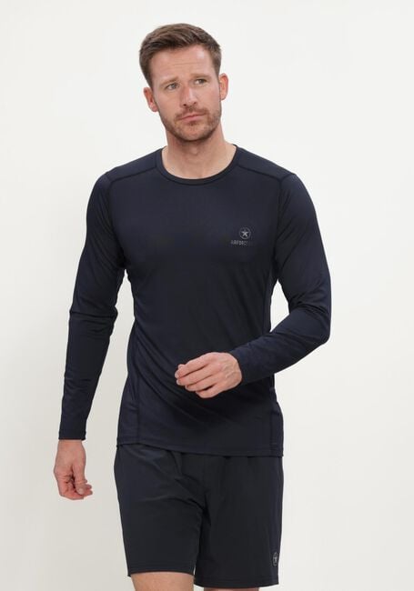 Donkerblauwe AIRFORCE Polo / T-shirt PERFORMANCE LIGHT THERMO LONGSLEEVE - large