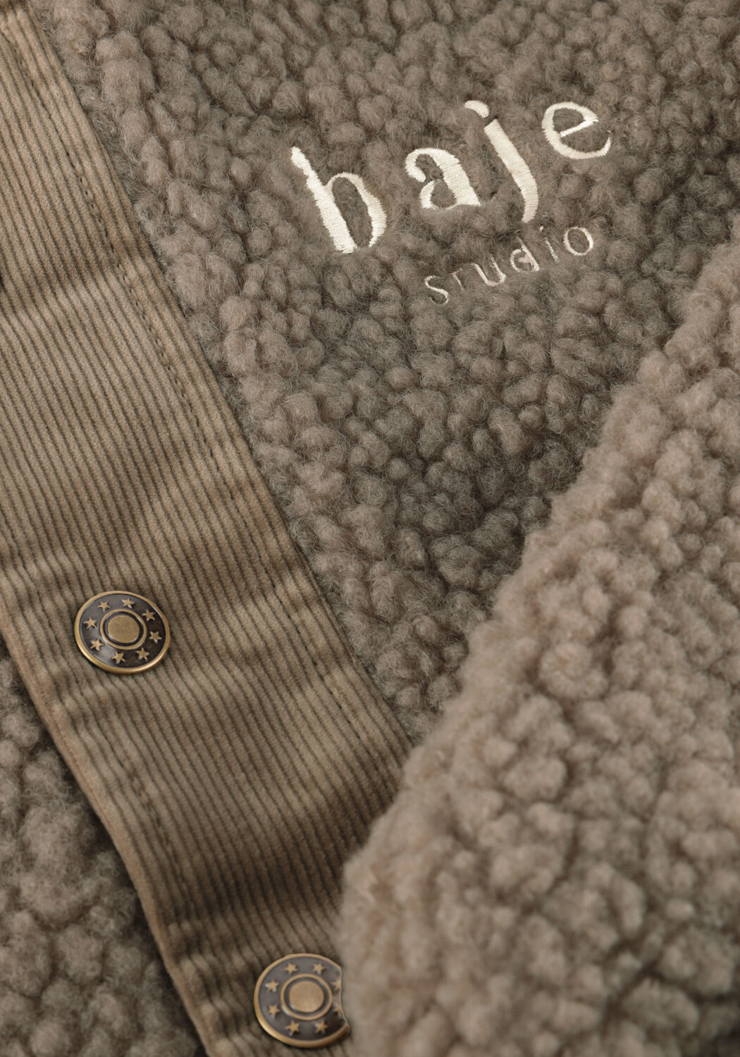 BAJE STUDIO Manteau Teddy RANCES Sable - large