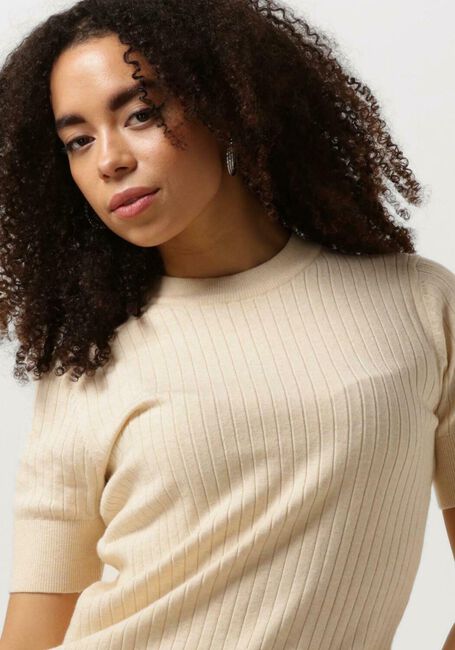 OBJECT T-shirt OBJNOELLE S/S KNIT T-SHIRT Sable - large