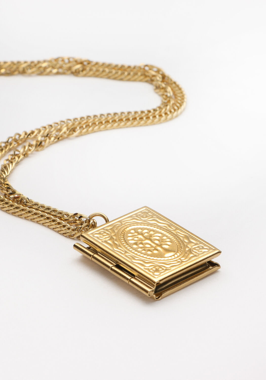 NOTRE-V Sieraad KETTING MET BOEK - large