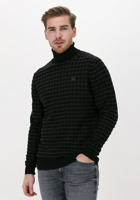 Donkergroene G-STAR RAW Coltrui TABLE TURTLE KNIT - large