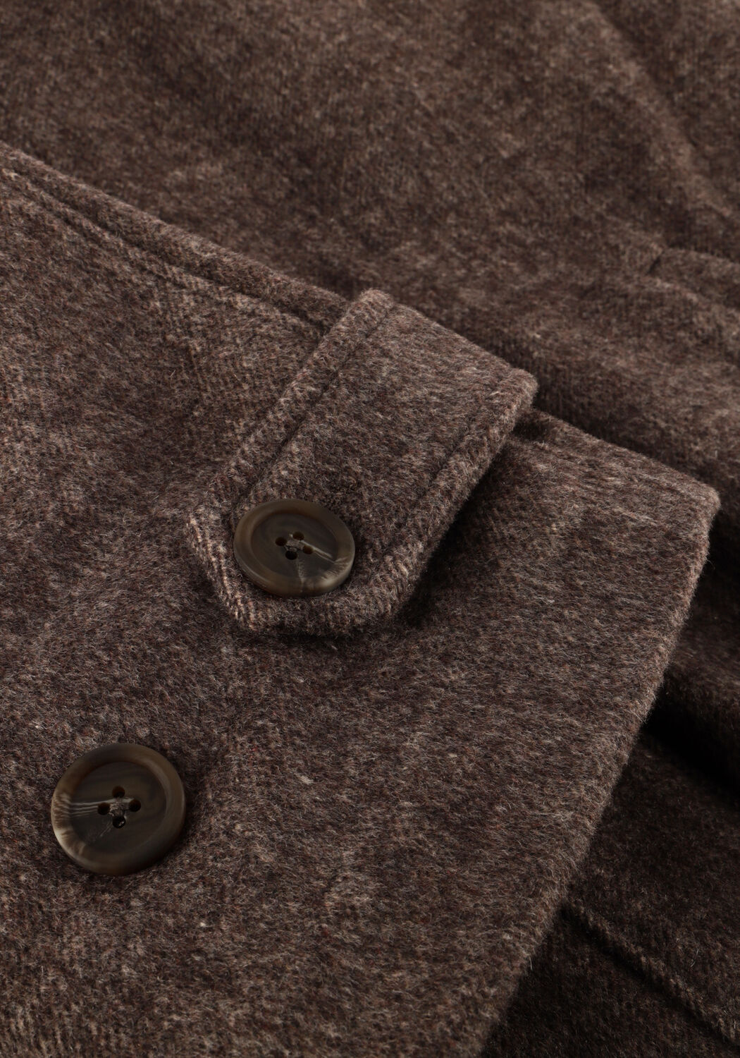 ENVII Manteau ENSENECA WOOL JACKET 7276 en marron - large