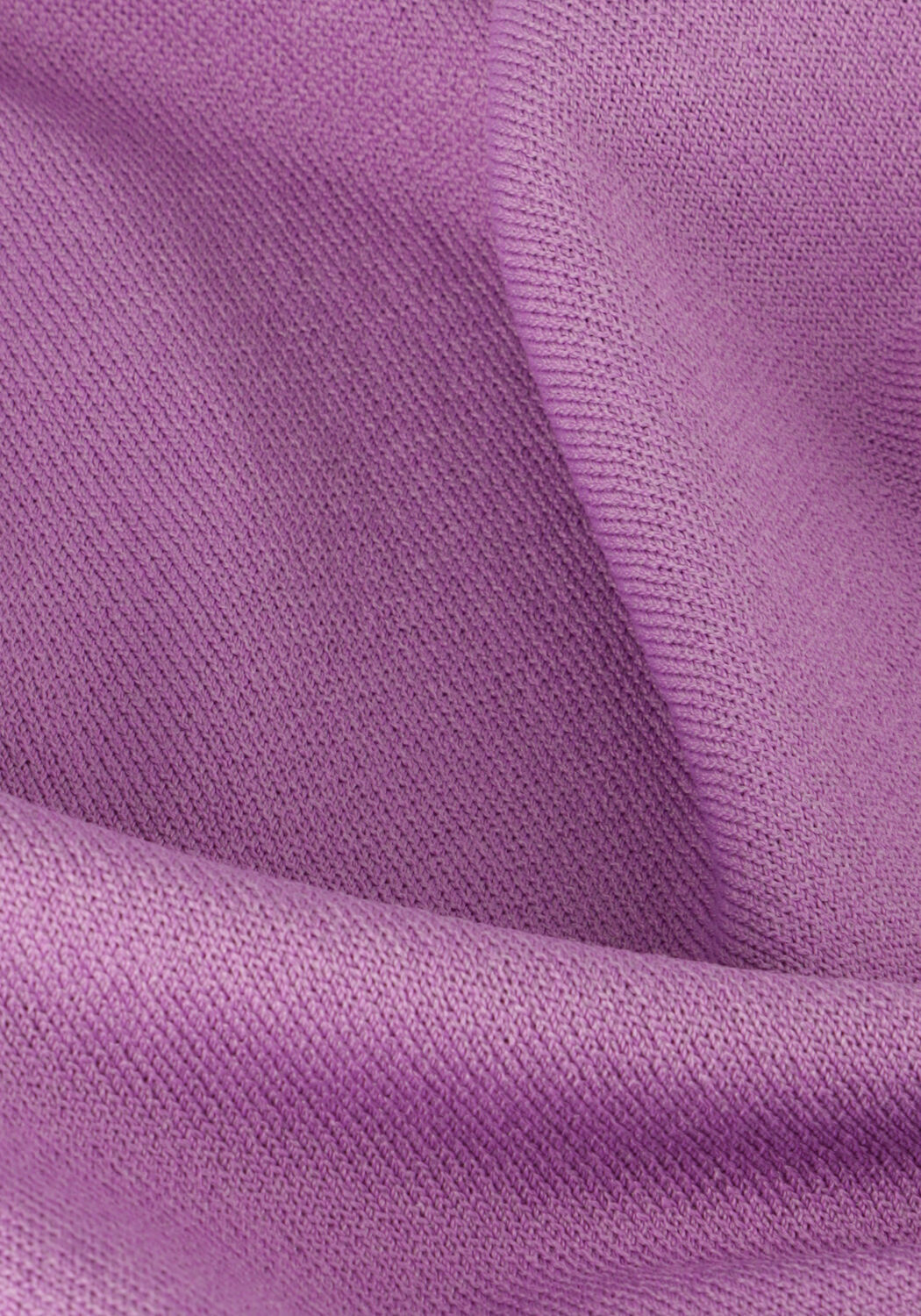 JANSEN AMSTERDAM Haut K136 KNITTED TOP 3/4 PUFFED SLEEVE en violet - large