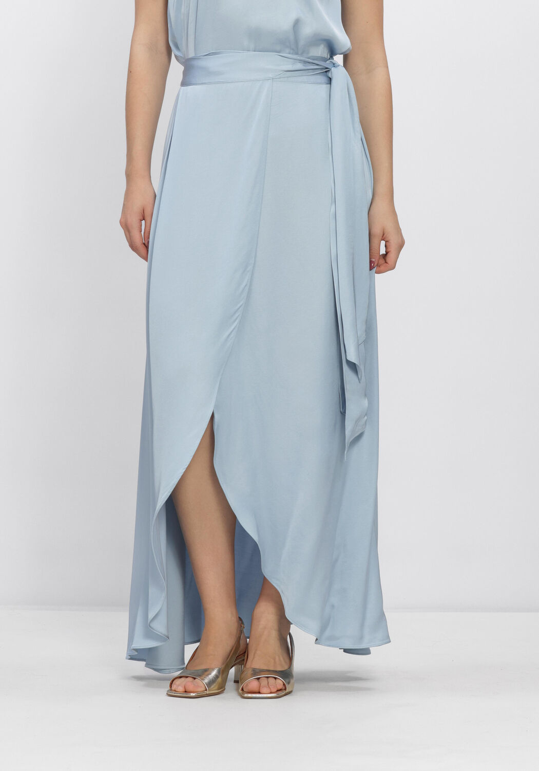 JOSH V Jupe maxi YAMICIA en bleu - large