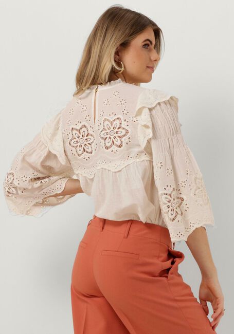 SUMMUM BLOUSE COTTON VOILE EMBROIDERY Blouses en blanc - large