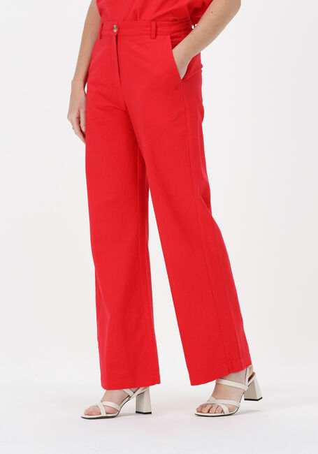 CC HEART Pantalon large WIDE LINEN PANTS en rouge - large