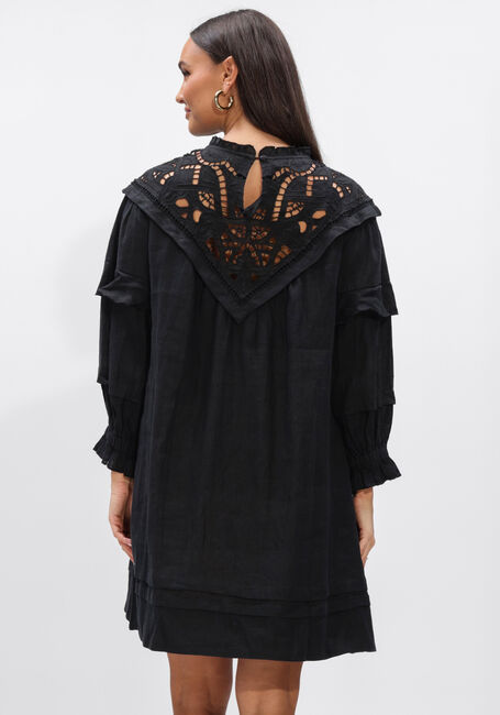 Zwarte BY-BAR Mini jurk BOWIE DRESS - large