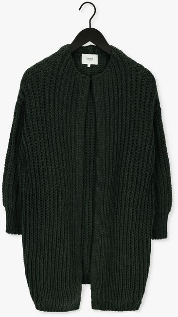 Groene SIMPLE Vest OLIVE KNIT-WO-22-3 - large