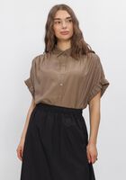 Zand SUMMUM  BLOUSE SHORT SLEEVES VISCOSE COTTON
