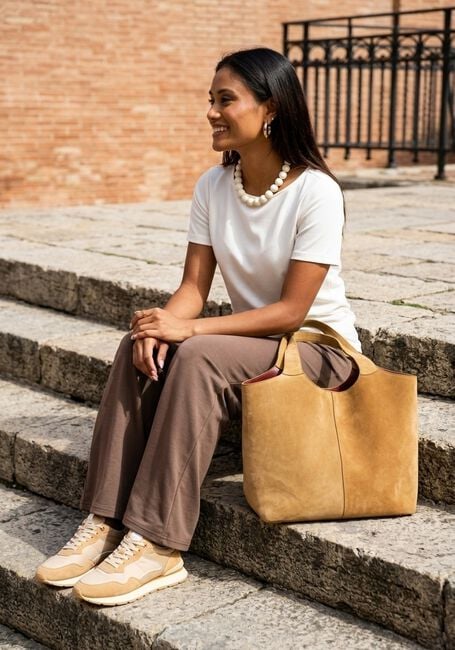 MY ESSENTIAL WARDROBE Pantalon large MWHELLE WIDE PANT en marron - large