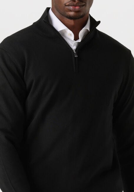 PROFUOMO Pull PULLOVER HALF ZIP en noir - large