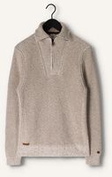 Beige CAST IRON Trui HALF ZIP COLLAR COTTON HALF ZIP Beige CAST IRON Trui HALF ZIP COLLAR COTTON HALF ZIP - medium