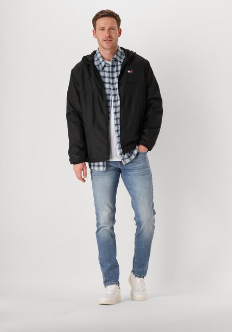 Blauwe TOMMY JEANS Casual overhemd TJM BADGE FLANNEL SHIRT EXT - large