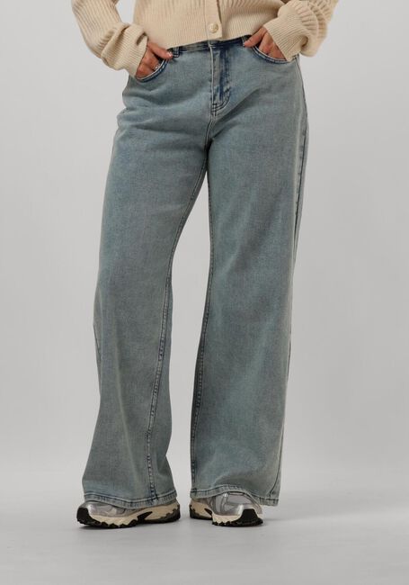 COLOURFUL REBEL Straight leg jeans GAIAS HIGH RISE WIDE LEG DENIM PANTS en bleu - large