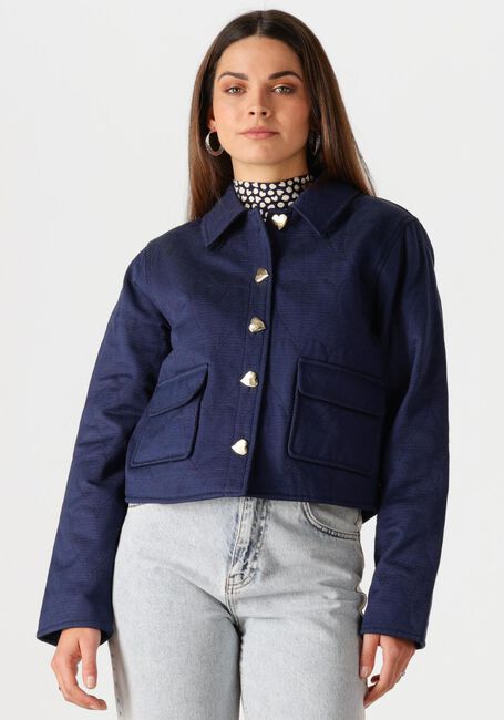 FABIENNE CHAPOT Veste en jean JACKIE PADDED JACKET Bleu foncé - large