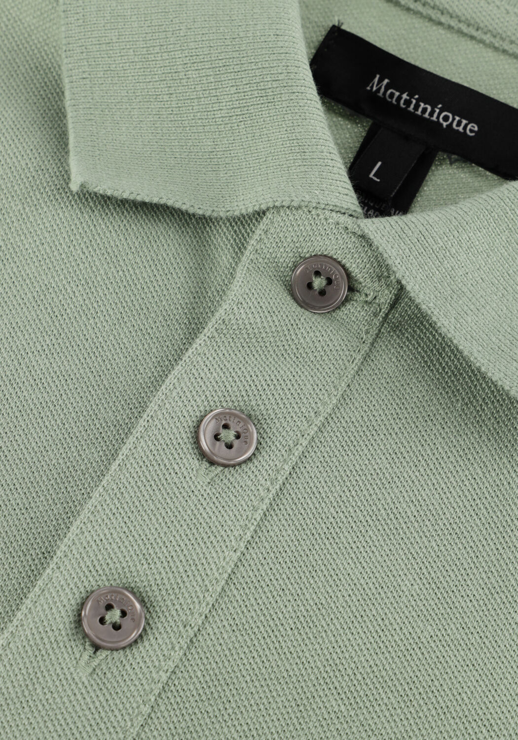 MATINIQUE Polo MAPOLEO MELANGE en vert - large
