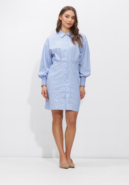 Lichtblauwe BRUUNS BAZAAR Mini jurk BORASSUSBBLINNE DRESS - large