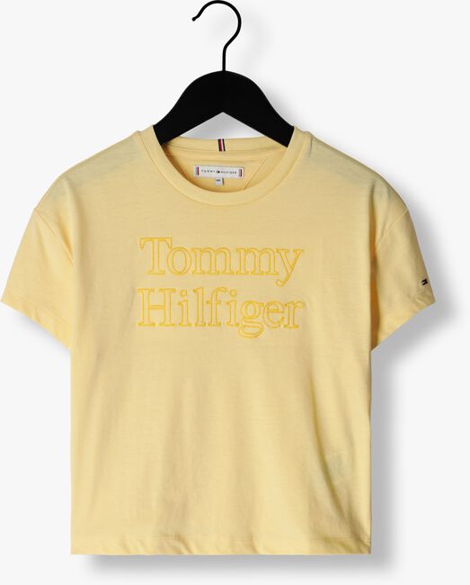TOMMY HILFIGER T-shirt TOMMY HILFIGER STITCH TEE S/S en jaune - large