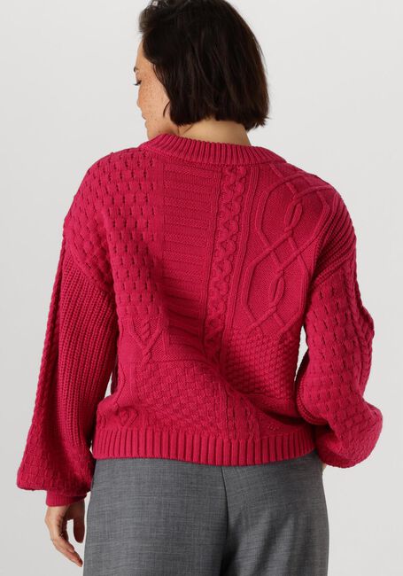 Roze OBJECT Trui OBJRUSH RE L/S KNIT PULLOVER - large
