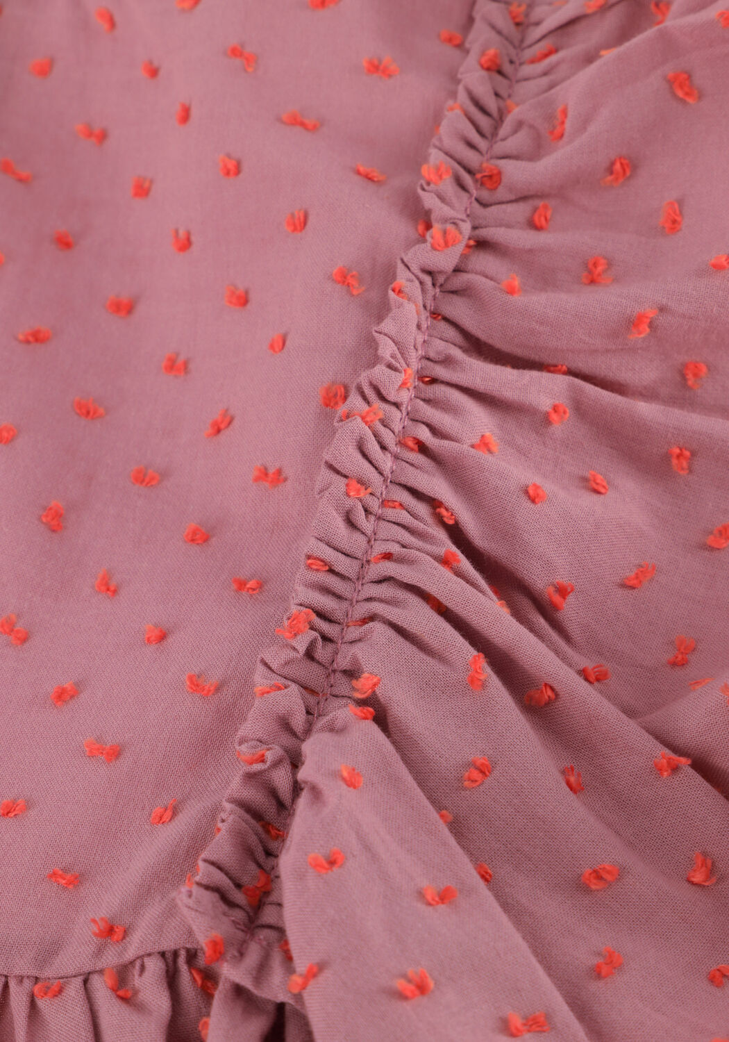 PETIT BLUSH Haut RUFFLE BLOUSE en rose - large