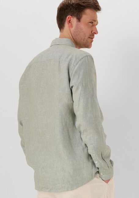 SELECTED HOMME Chemise décontracté SLHREGKYLIAN MIX LS SHIRT en vert - large
