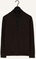BUTCHER OF BLUE Pull CLIFDEN HALFZIP en marron BUTCHER OF BLUE Pull CLIFDEN HALFZIP en marron - medium