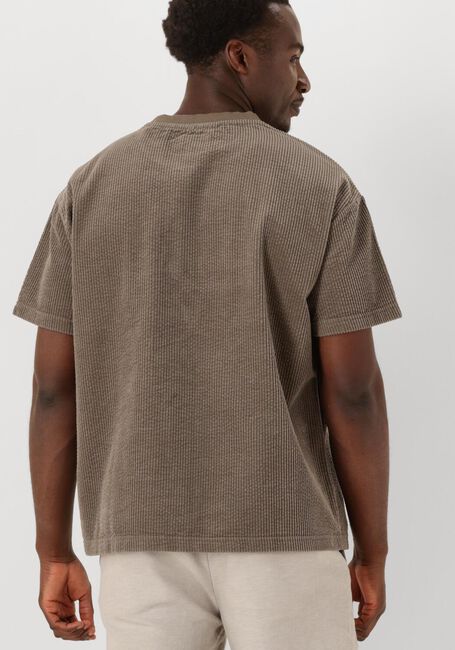 ANERKJENDT T-shirt AKVILLADS CORDUROY S/S TEE en taupe - large