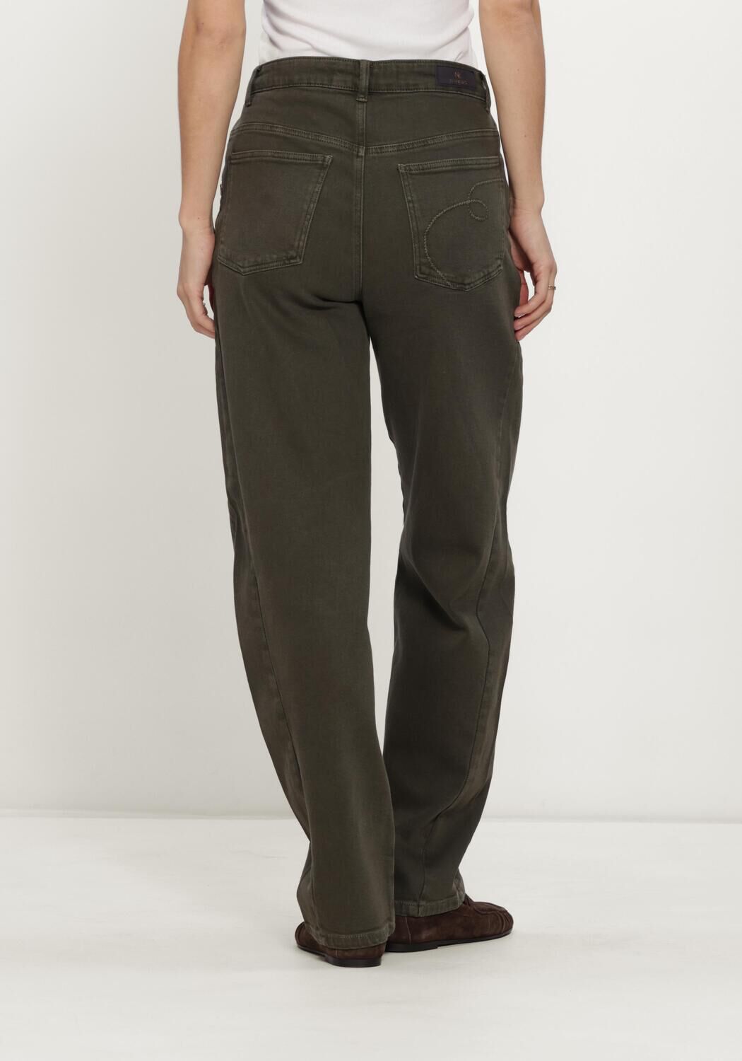 Groene NUKUS Jeans PETRA PANTS - large