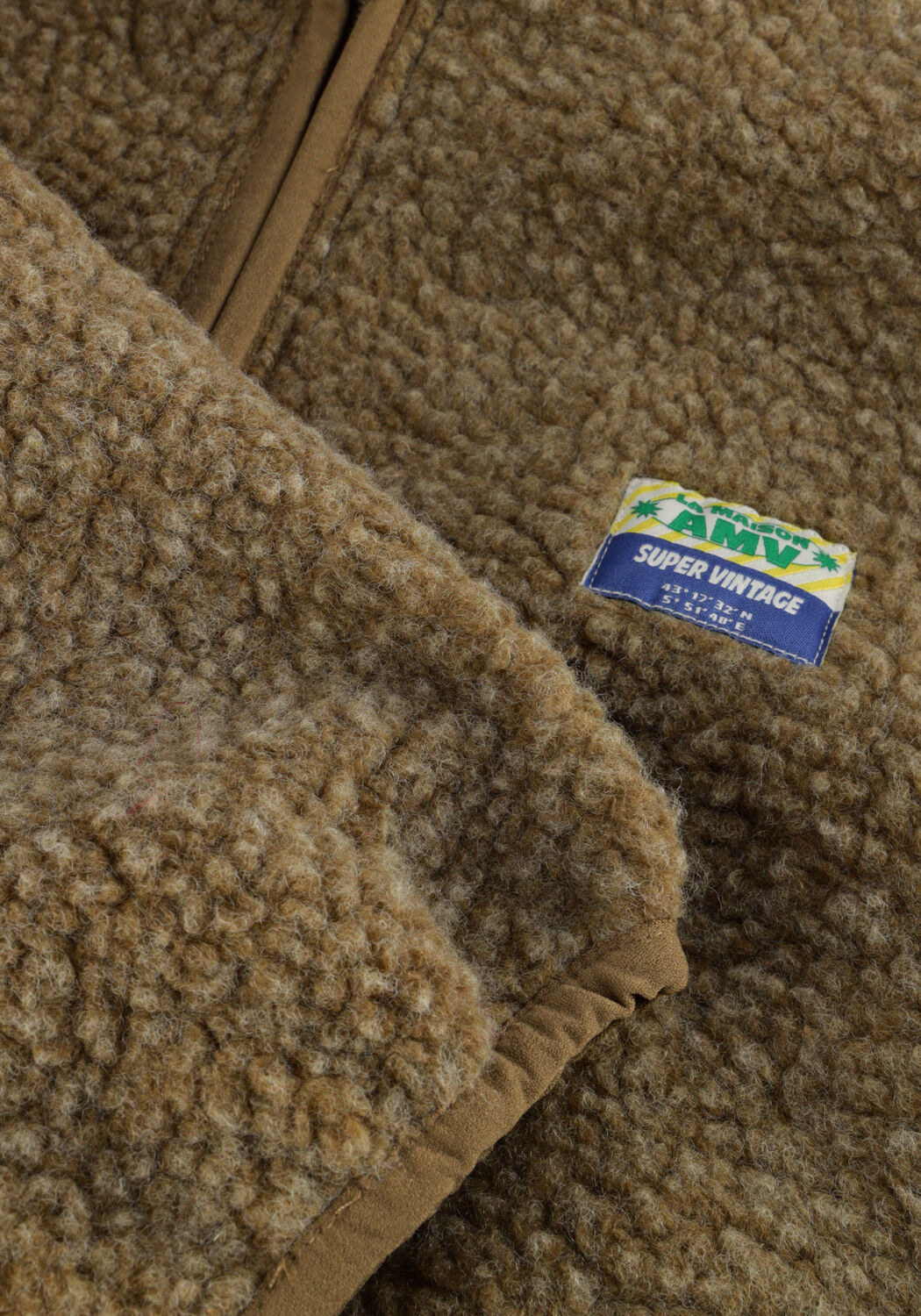 AMERICAN VINTAGE Manteau Teddy HOKTOWN en marron - large