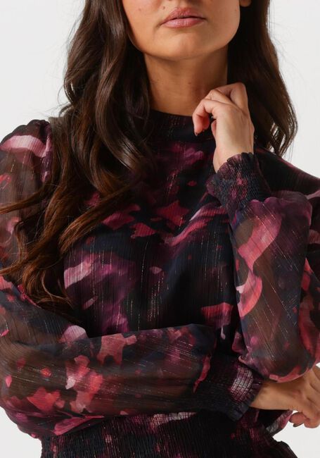 AAIKO Mini robe GABRY WINTER BLOOM en rose - large