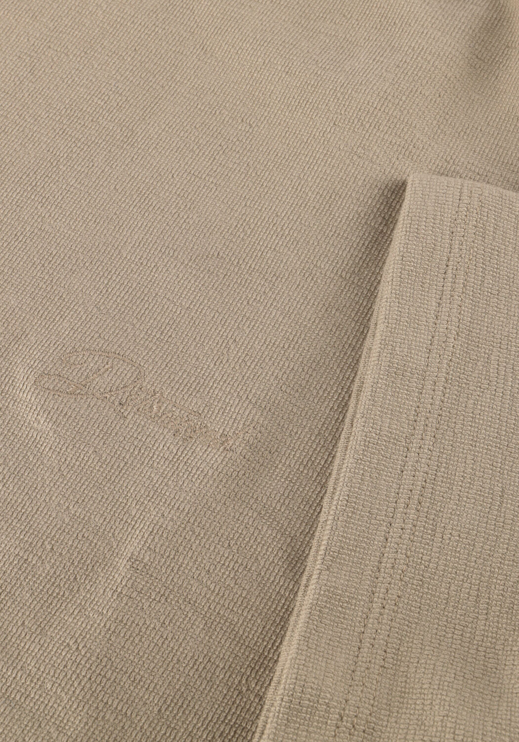 Taupe DSTREZZED T-shirt LASSE TEE - large