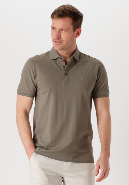 CAST IRON Polo SHORT SLEEVE POLO FINE PIQUE ESSENTIAL en vert - large