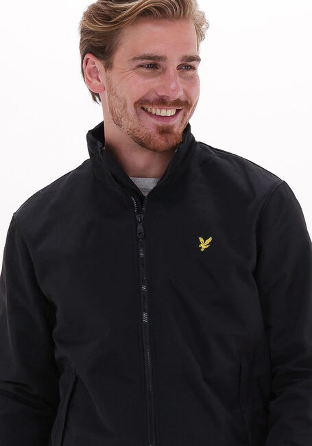 Zwarte LYLE & SCOTT Jack FLEECE LINED FUNNEL NECK JACKET - large