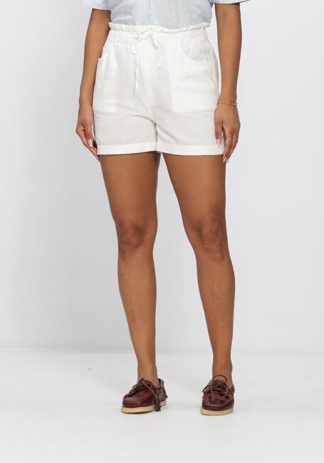 TOMMY JEANS Pantalon courte TJW ESSENTIAL LINEN SHORTS en blanc - large