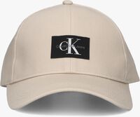 CALVIN KLEIN MONO LOGO PATCH CAP Casquette en beige - medium
