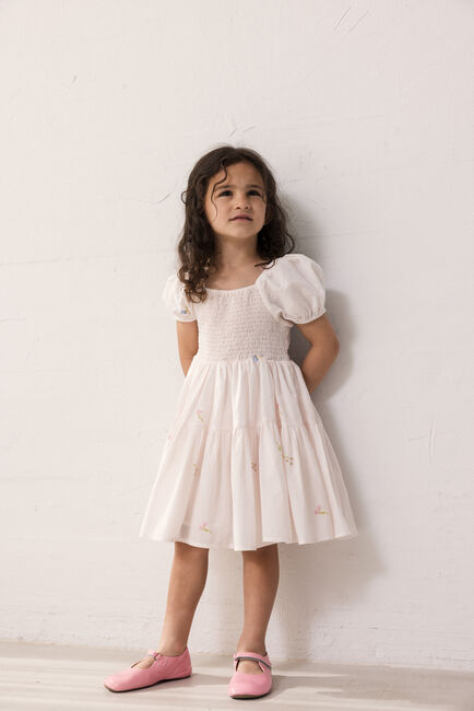 Beige MARMAR COPENHAGEN Midi jurk DYMAN - large