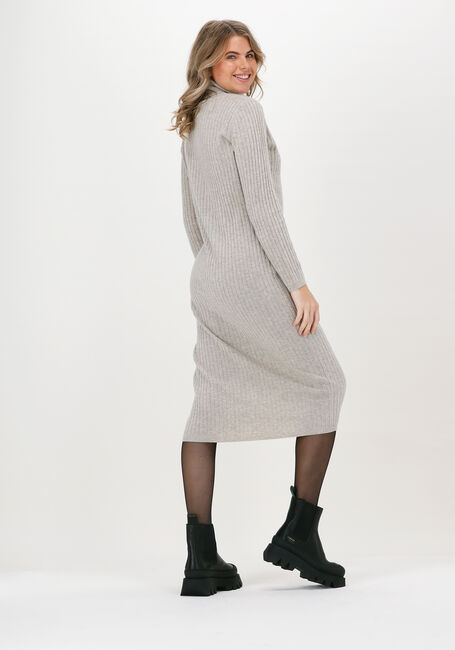 Beige SIMPLE Midi jurk FIDAN - large