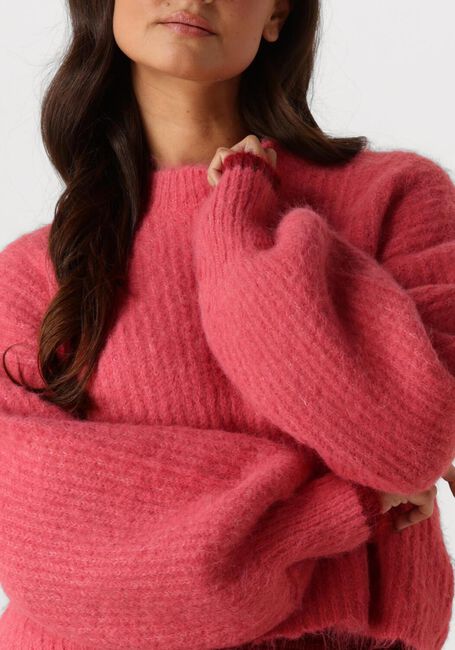 CO'COUTURE CORALEE CROP KNIT Pulls & Gilets en rose - large