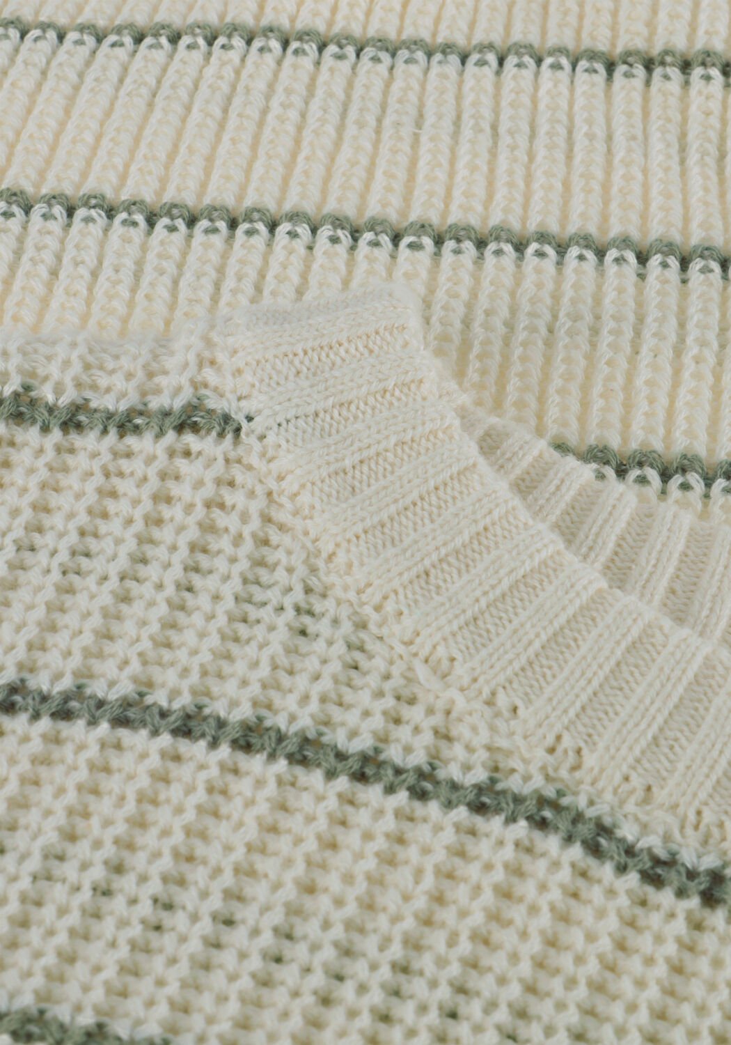 LIL' ATELIER Pull NMMEMLEN LS KNIT STRIPES LIL en beige - large