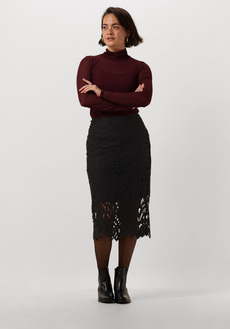 VANILIA Jupe midi LACE PENCIL SKIRT en noir - large