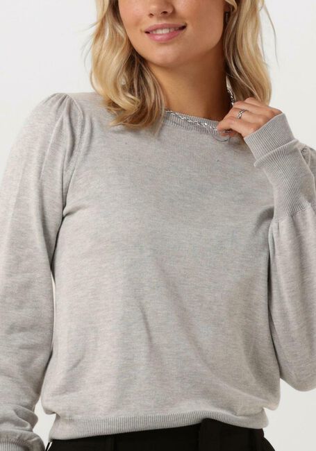 NEO NOIR Pull MAGDALENA SOLID KNIT BLOUSE Gris clair - large