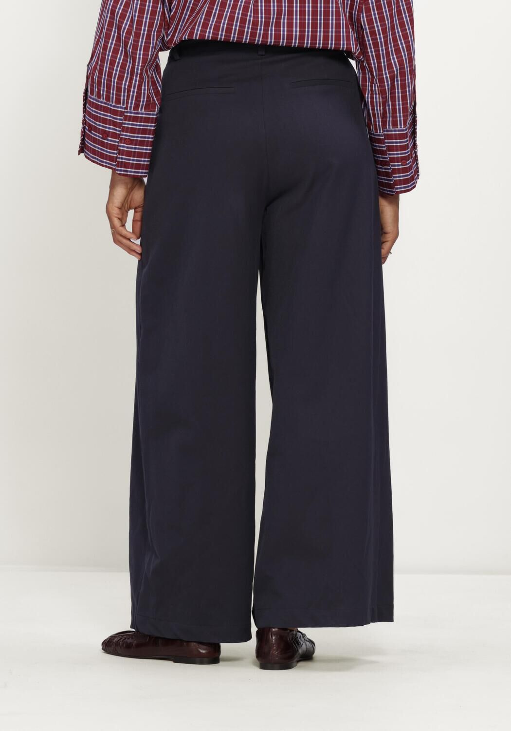 Blauwe CO'COUTURE Broeken/jumpsuits 41147 DEMICC BARREL PANT - large